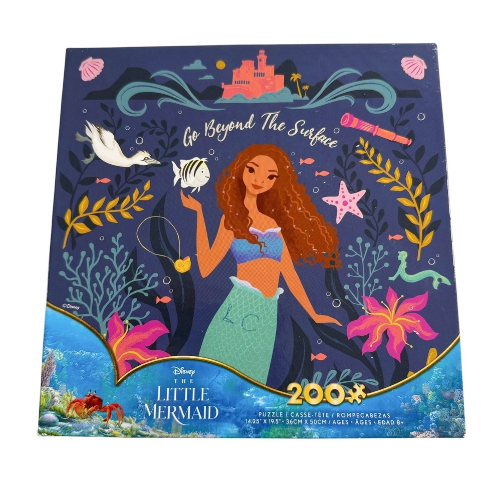 Ceaco Disney The Little‎ Mermaid 200 Pieces Puzzle Complete